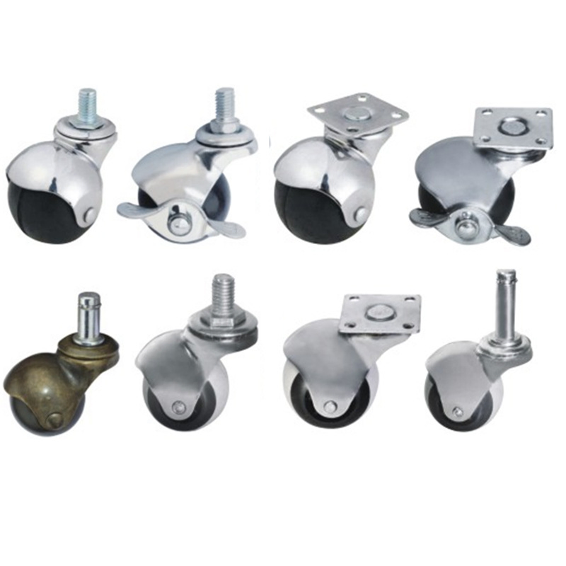 Manufacture 360 Degree Antique Vintage Rolling Wheel Casters for Furniture Sofa Chair Spherical Ball Castor