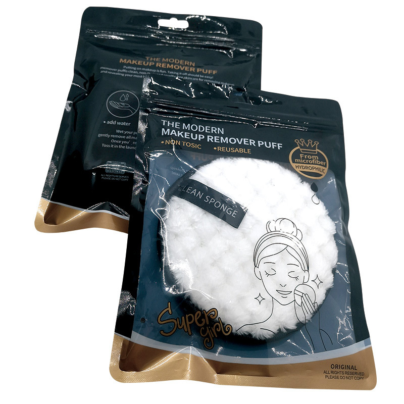 Hot Selling Eco Friendly Make up Remover Pads Reusable Water Microfibre Custom Eye Makeup Towel Remover Pad with Bag