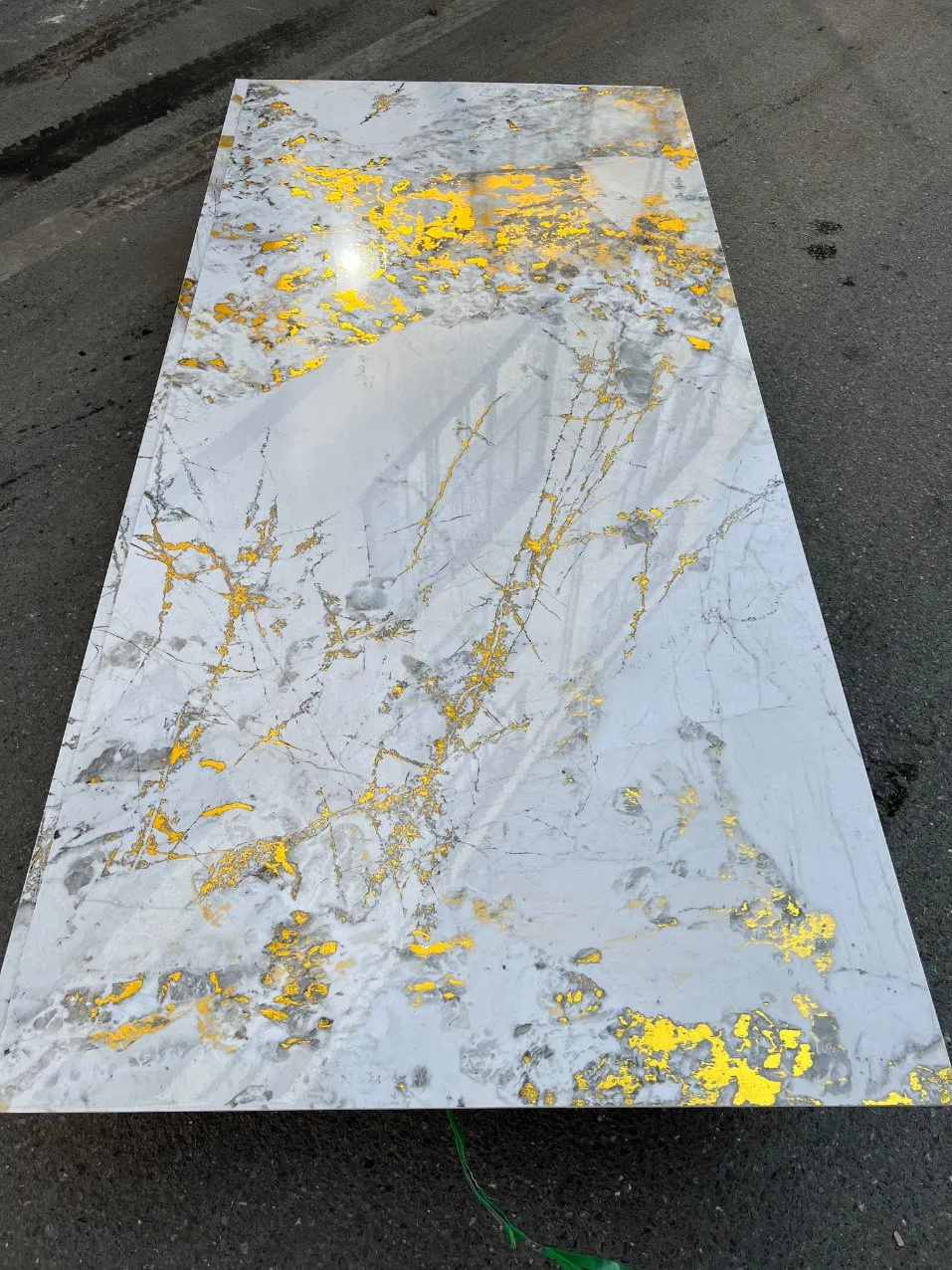 High Glossy Wood Veneer White Laminated 3D UV Board