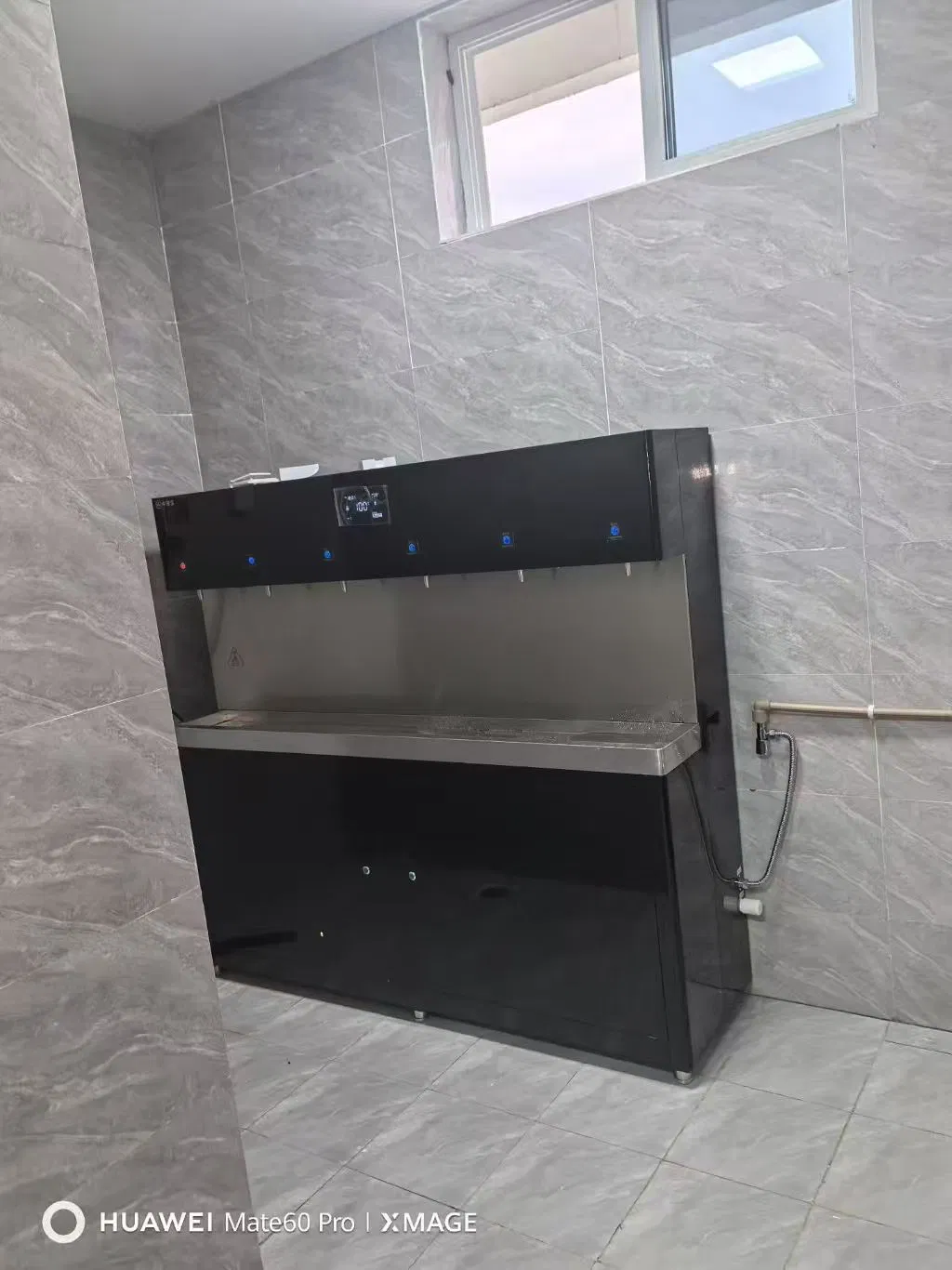 Commercial Grade Stainless Steel Freestanding Hot/Cold/Room Temp Water Dispenser 5-Stage RO Filter for Hotels Outdoor Household