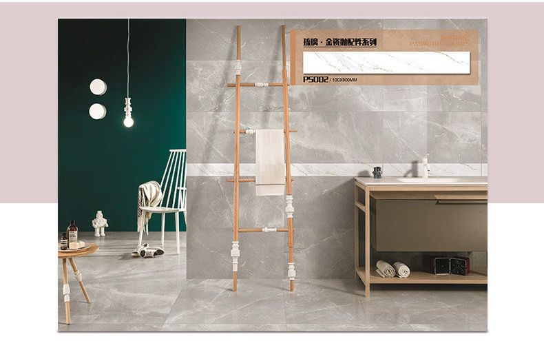 Elegant Golden Decorative Border for Modern Kitchen and Bathroom