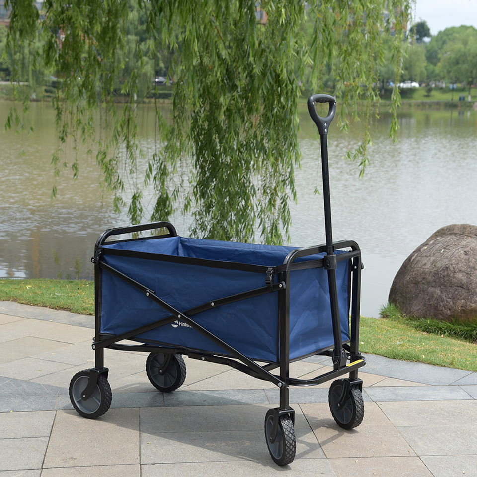 Portable Fashion Wagon Trolley Heavy Duty Shopping Camping Sporting Garden Cart
