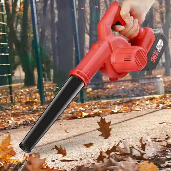 High-Power Cordless Leaf Blower with Innovative Dual Battery System
