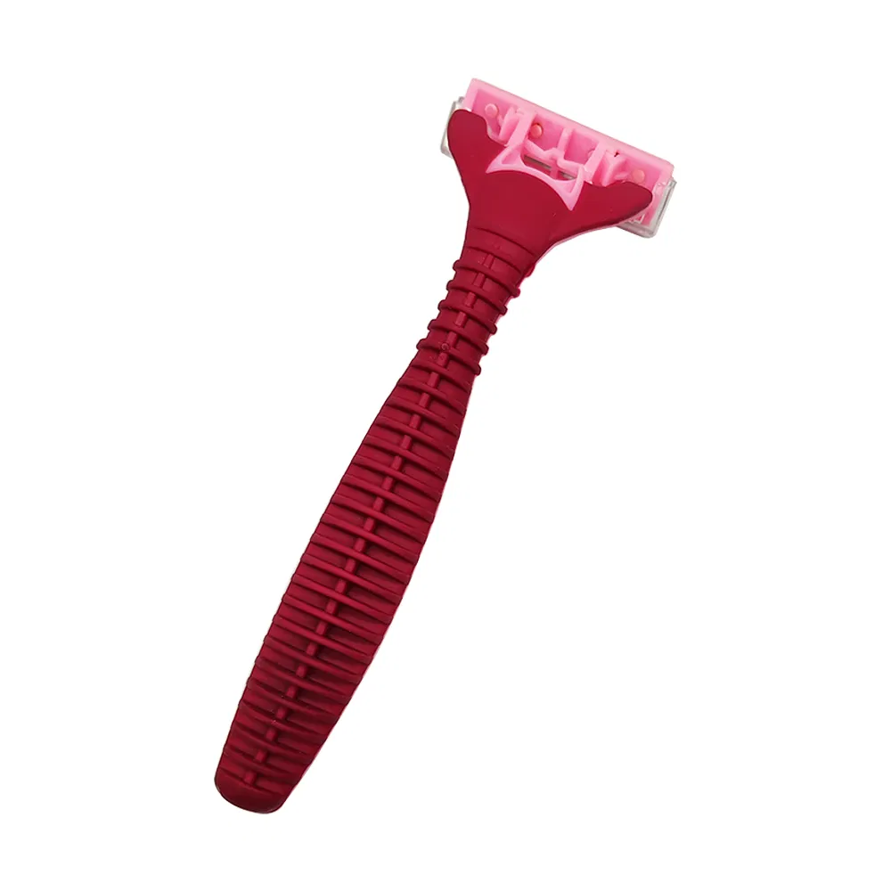 OEM Custom New Design Razor 3 Blade Women Shaving Razor Disposable