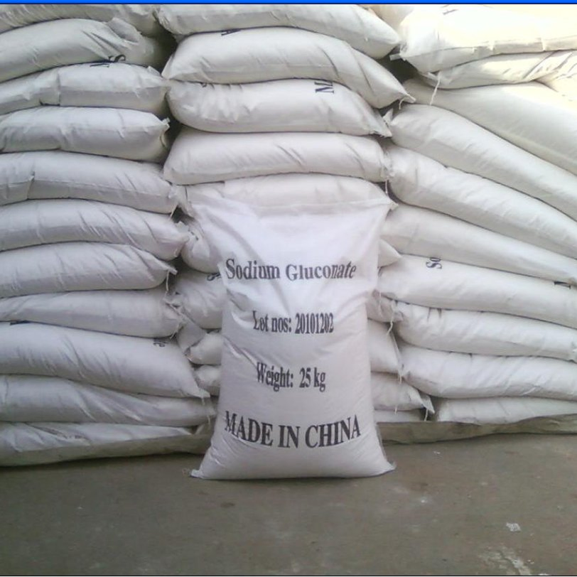 Industrial Grade 98% Sodium Gluconate Crystal Concrete Additive