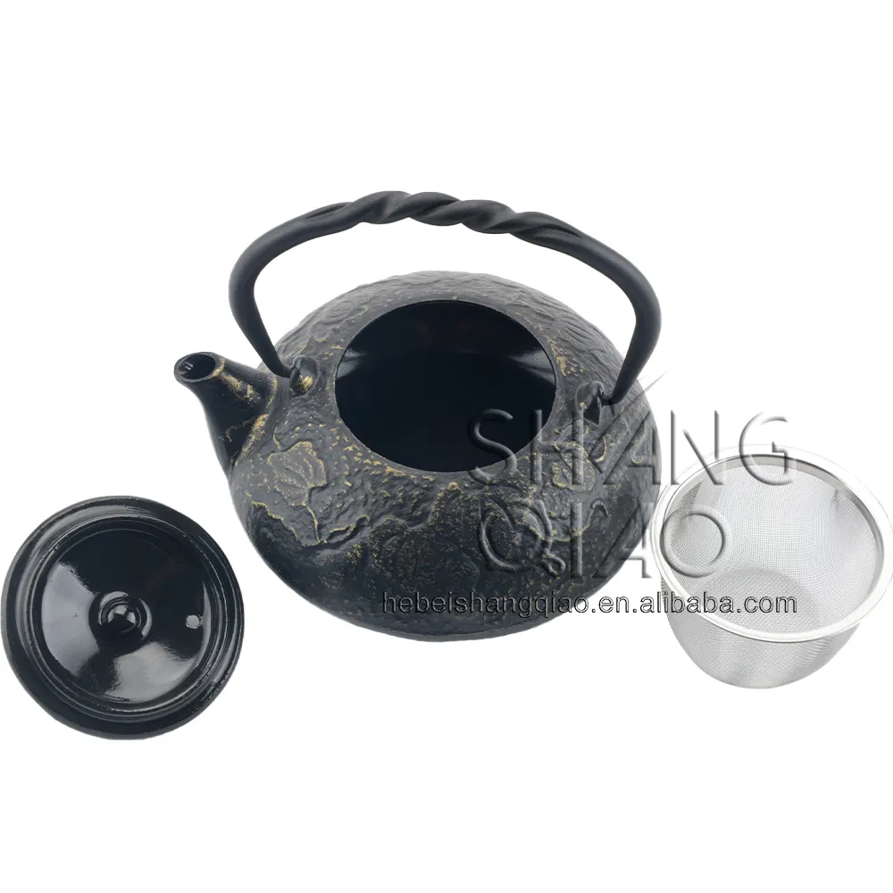 Чугунный чайник с крышкой-горлянкой, 550 мл