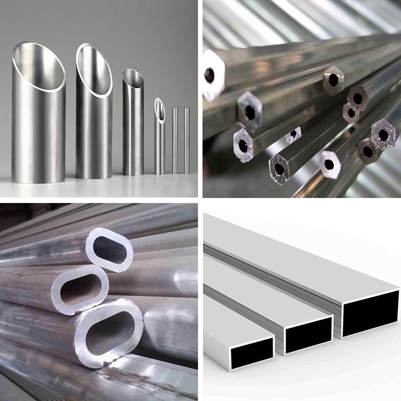 Large Diameter Seamless Anodized Bendable Square Round Hexagon Rectangular Flat Extruded Metal Al Aluminum Aluminium Alloy Connecting/Cooling/Heat Tube Pipes