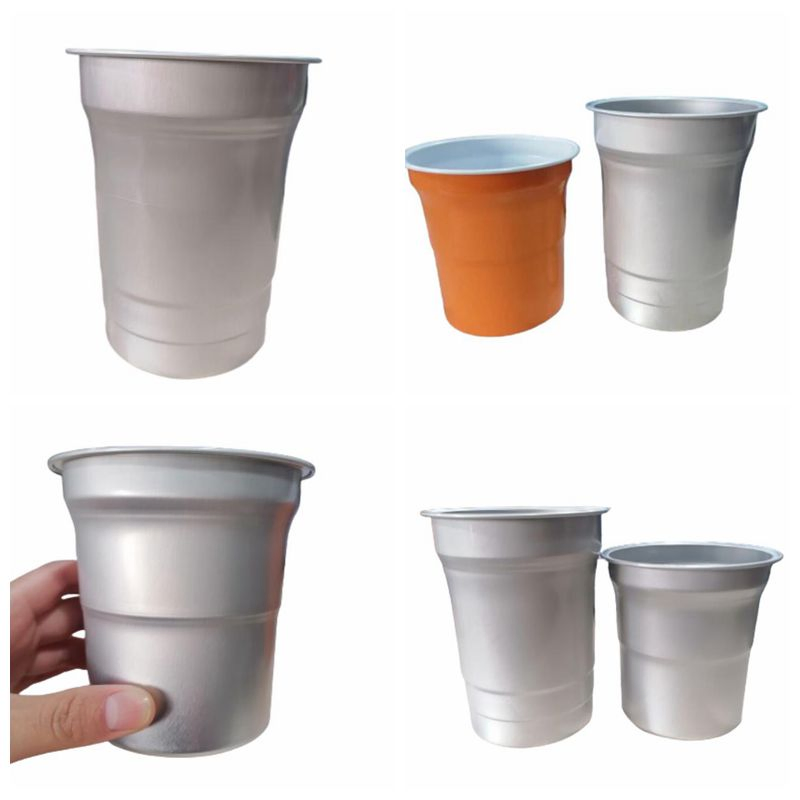 Disposable Aluminum Mug Cup for Sobieski Latvijas Balzams Arctic