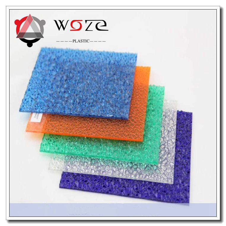 Plastic Polycarbonate Panel / Polycarbonate Sheets Poly Embossed Solid Sheets