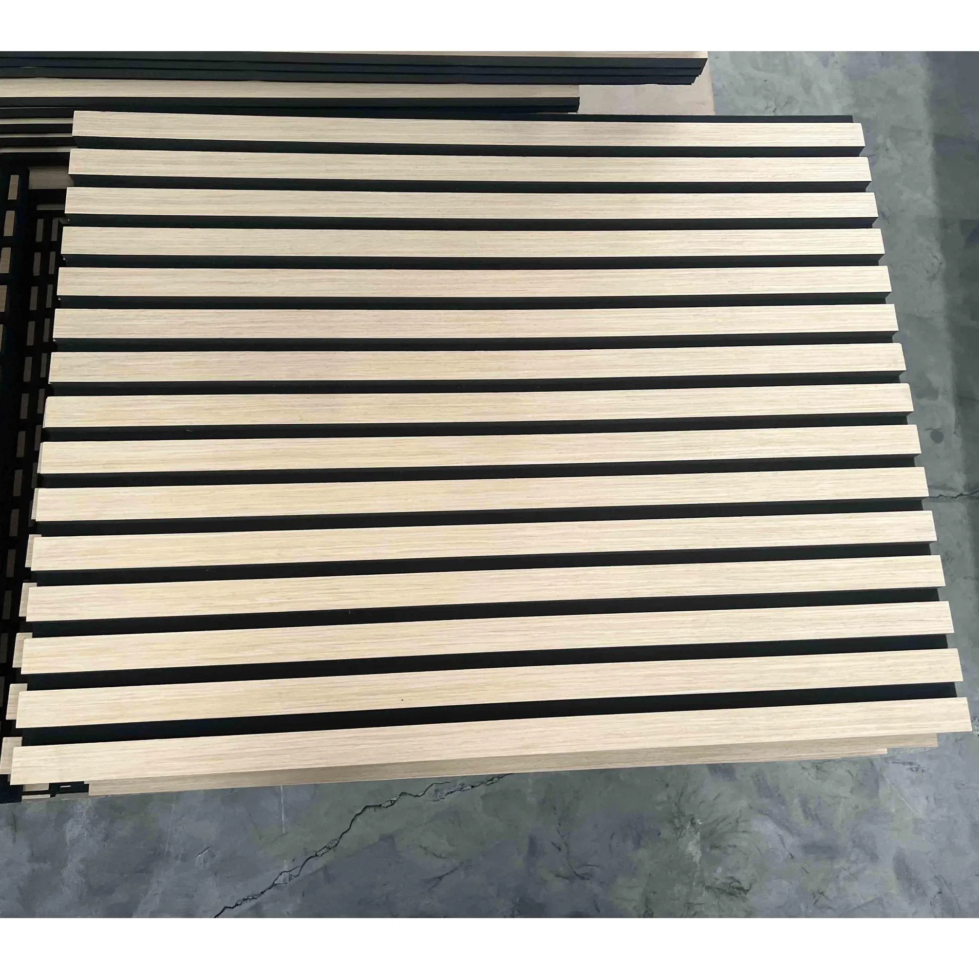 Modern Acoustic Anti Sound Absorption Proofing Wooden Design Wood Slat