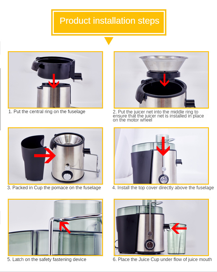 Electric Extractor Juicer China Factory Wholesale Price Fruit Juice Extractor Juicer Sokany Juicer Machine Automatic Orange Juicer Automatic Citrus Juicer Sale