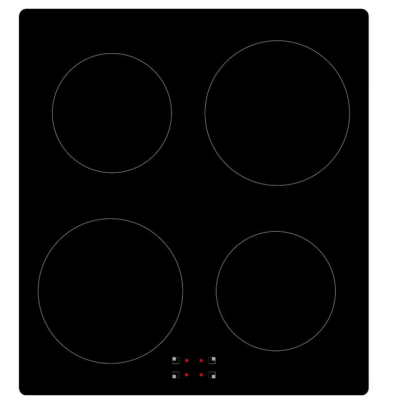 20 Inch Freestanding Electric Range with 4 Ceramic Burners and 2.3 Cu. FT. Single Oven Capacity with Mechanical Timer - White
