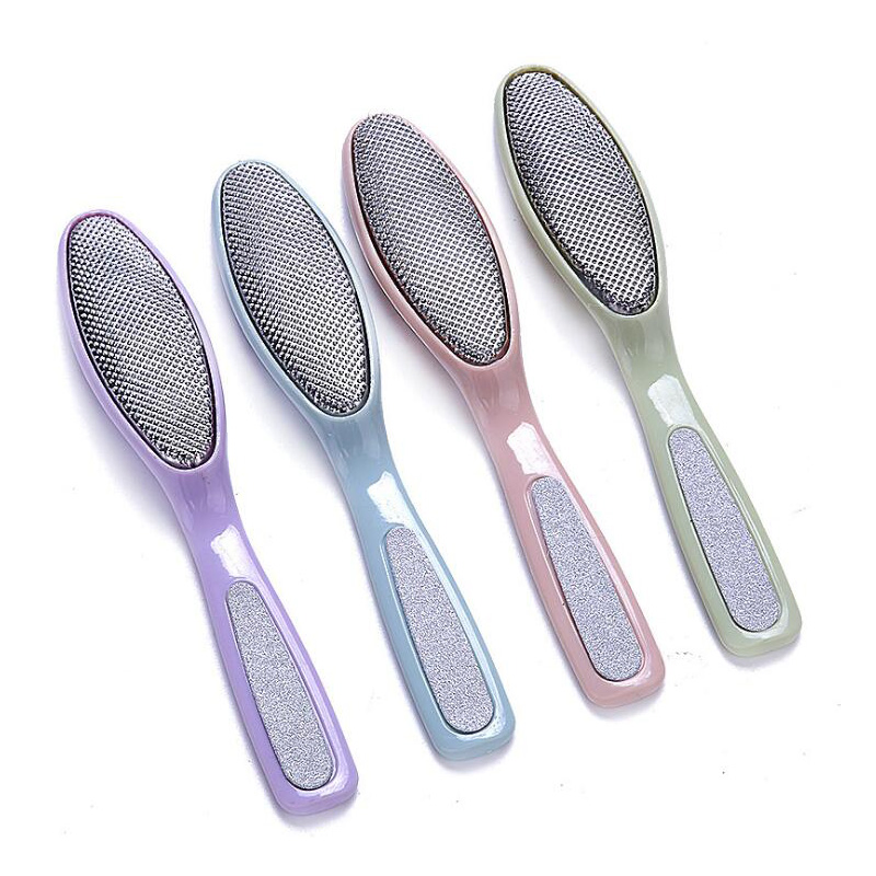 Plastic Handle Foot File Exfoliating Scrub Rub Board Dead Skin Removal Pedicure Feet Care Personal Grooming Kit Esg12244
