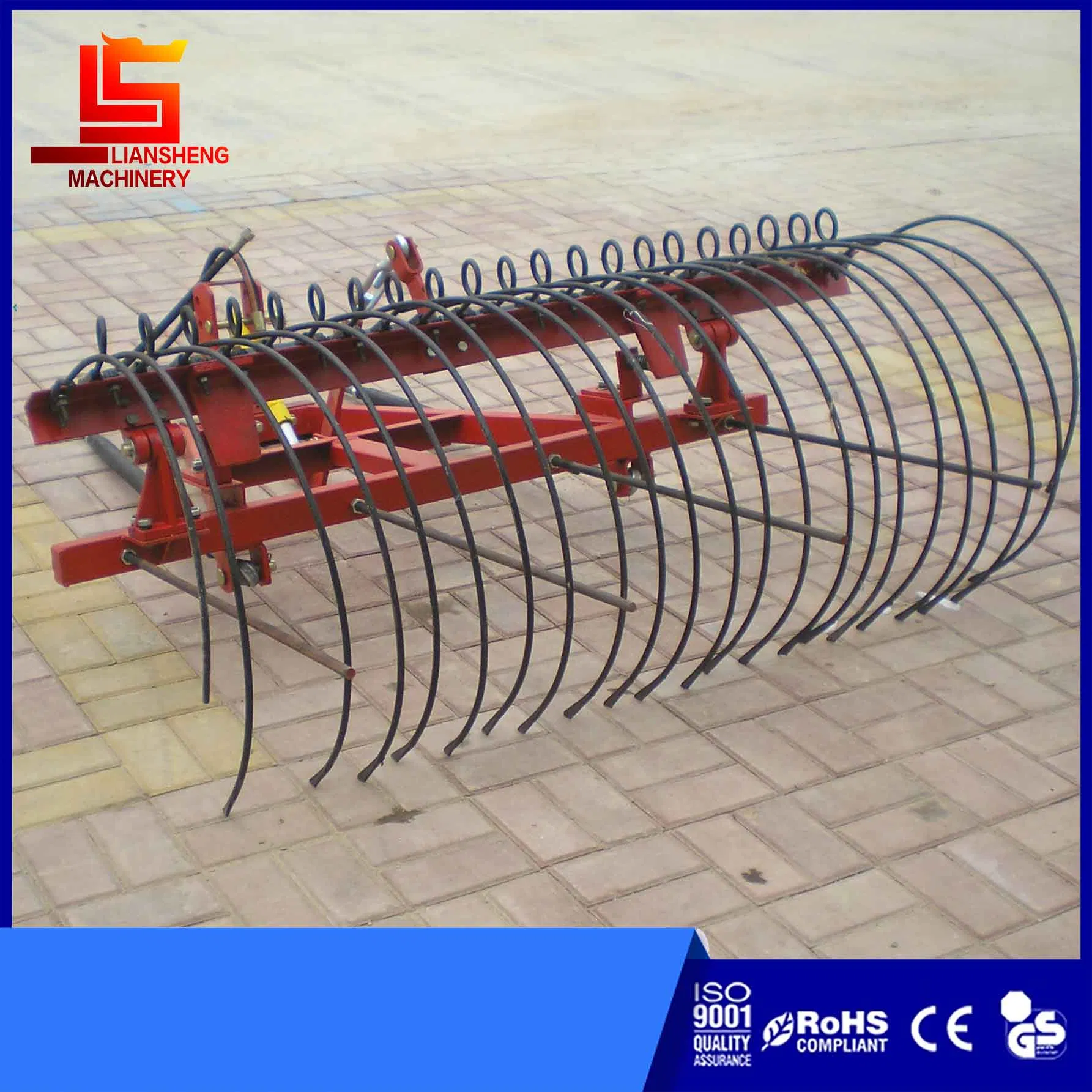 Hay Rake for Small Tractor Grass Raker Pasture Collecting Machine Forage Harvester