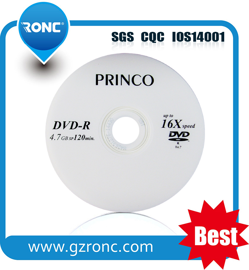 DVD-R диски Princo для Уганды, 4.7GB, 16x