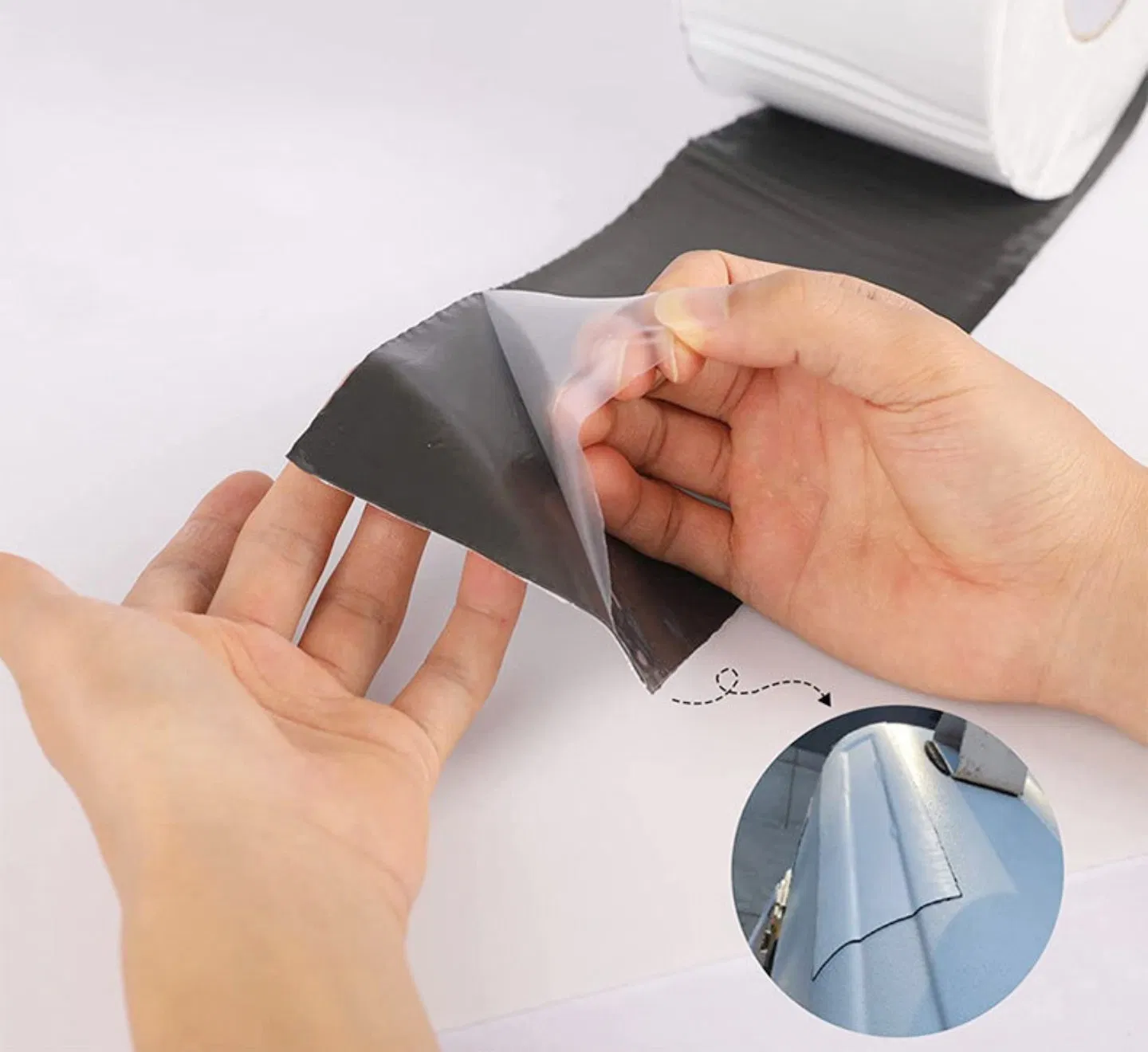 Jerrytape Professional White RV Roof Repair Tape, Butyl Tape for RV