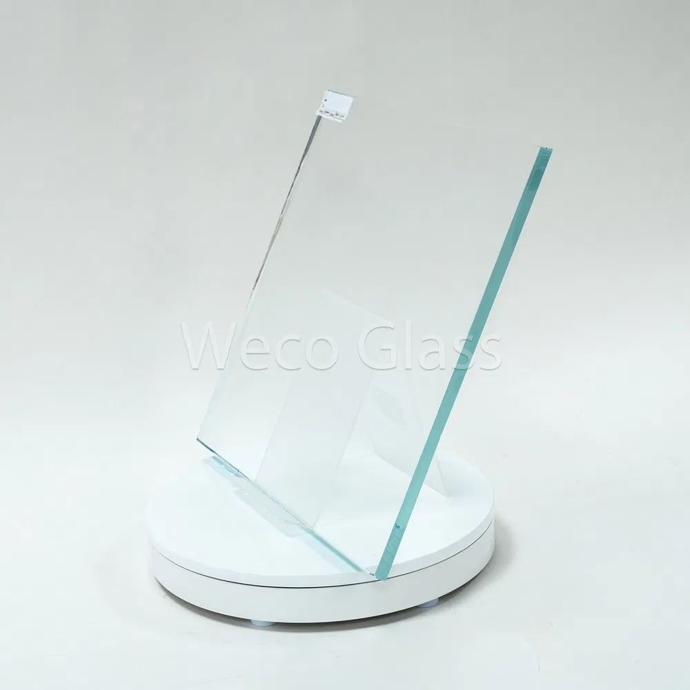 Noise Reduction Clear Color Decorative Ultra Clear Float Glass for Glass Shelves