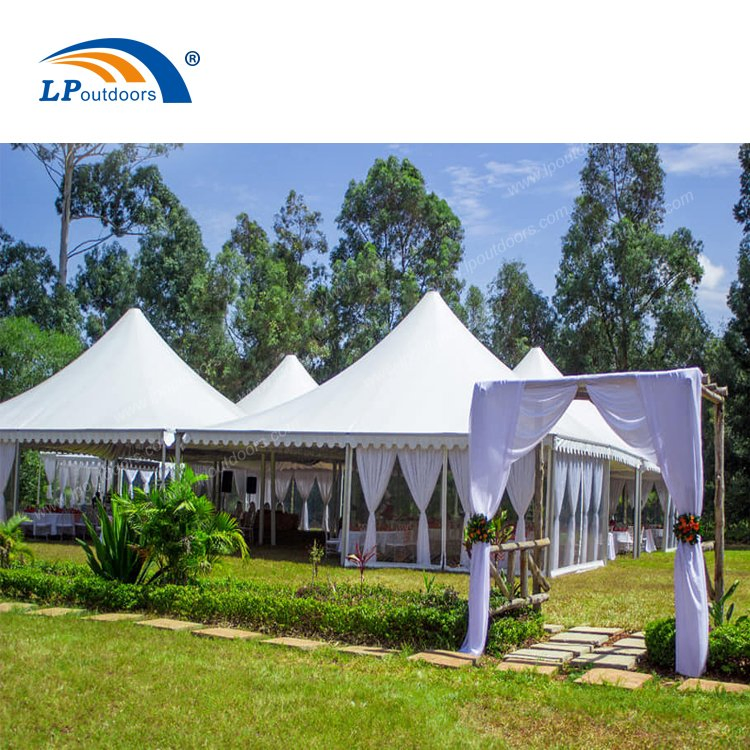 10X10m B Line Aluminum 100 Seaters Pagoda Tent for Kenya Outdoor Events