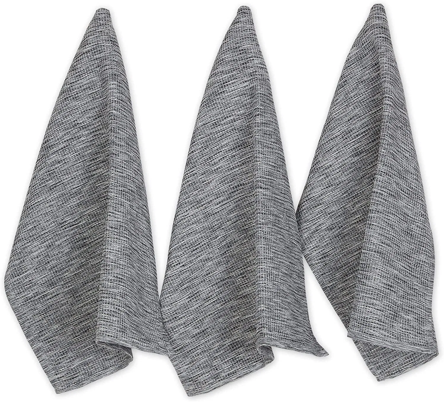 Dishtowel Set Kitchen Collection Absorbent Tonal Waffle 3 Piecestea Towels for Cleaning
