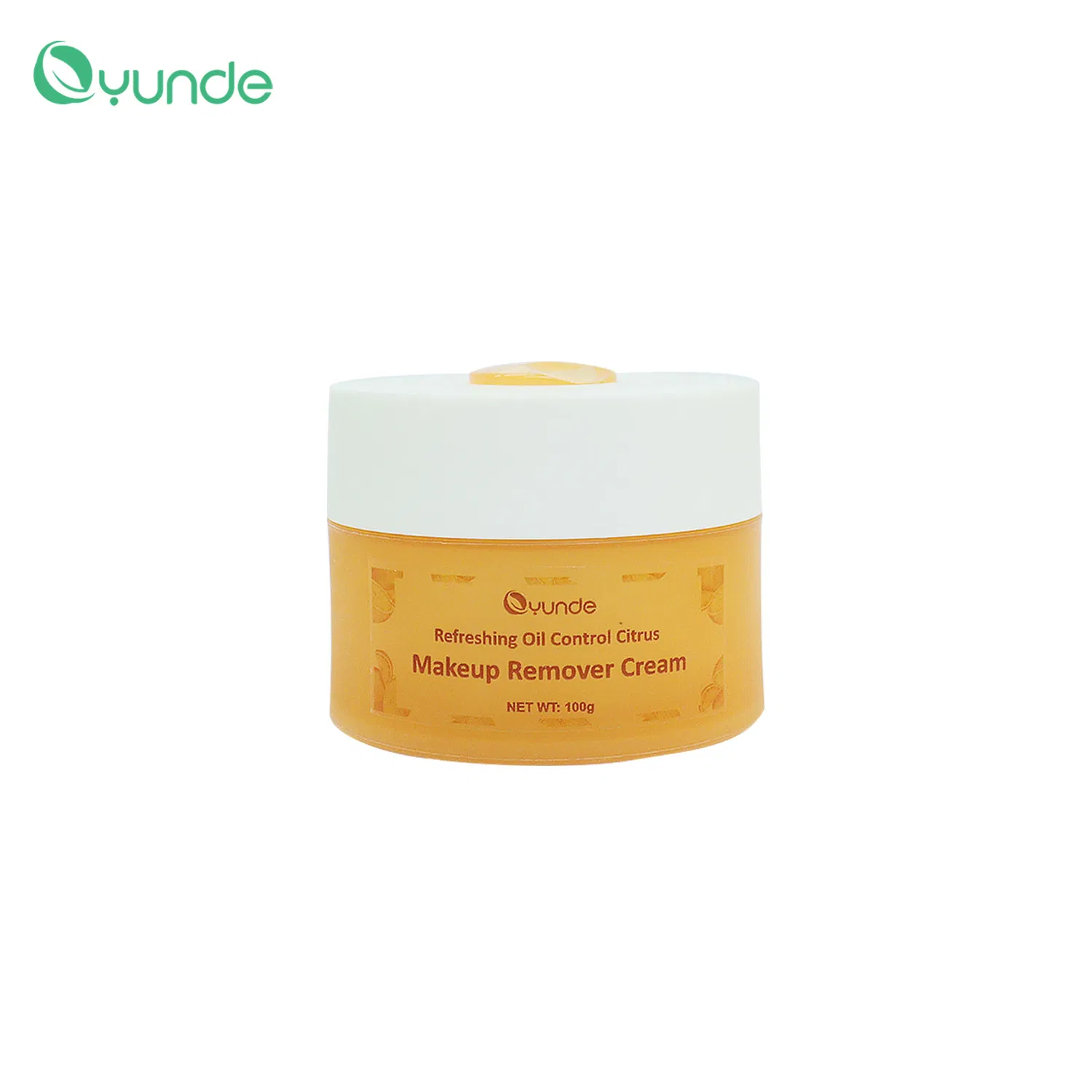 Natural Plant Extract Refreshing Oil Control Orange Makeup Remover Cream