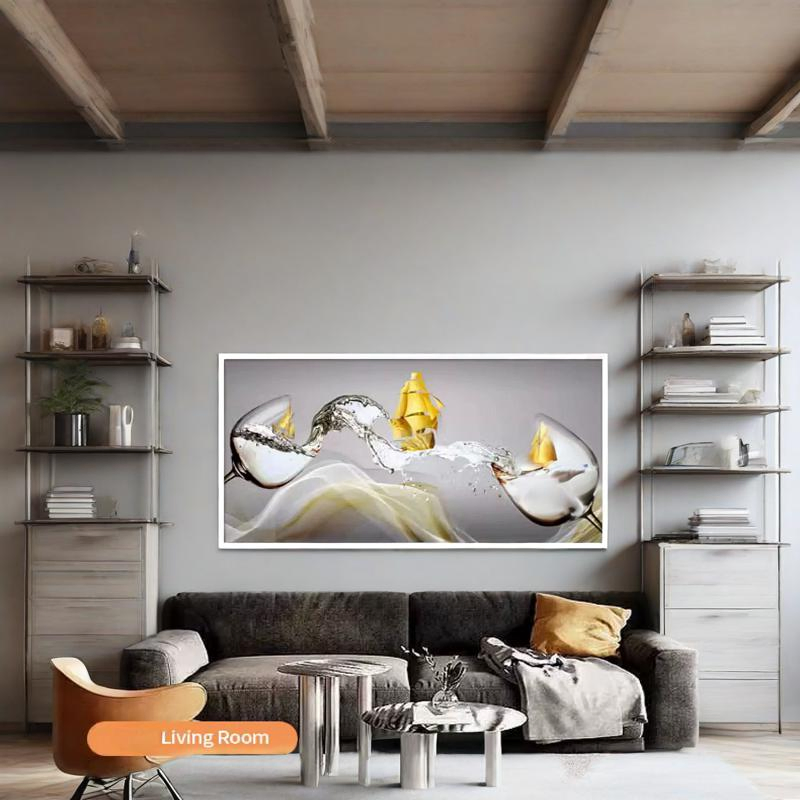 220V 50Hz Premium Modern Heating Mural for Decorative Room, Wall Electric Mural Heater 1688