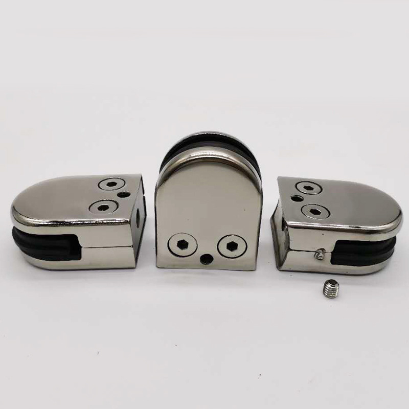 High Quality 304 Stainless Steel Glass Clamps Balustrade Handrails