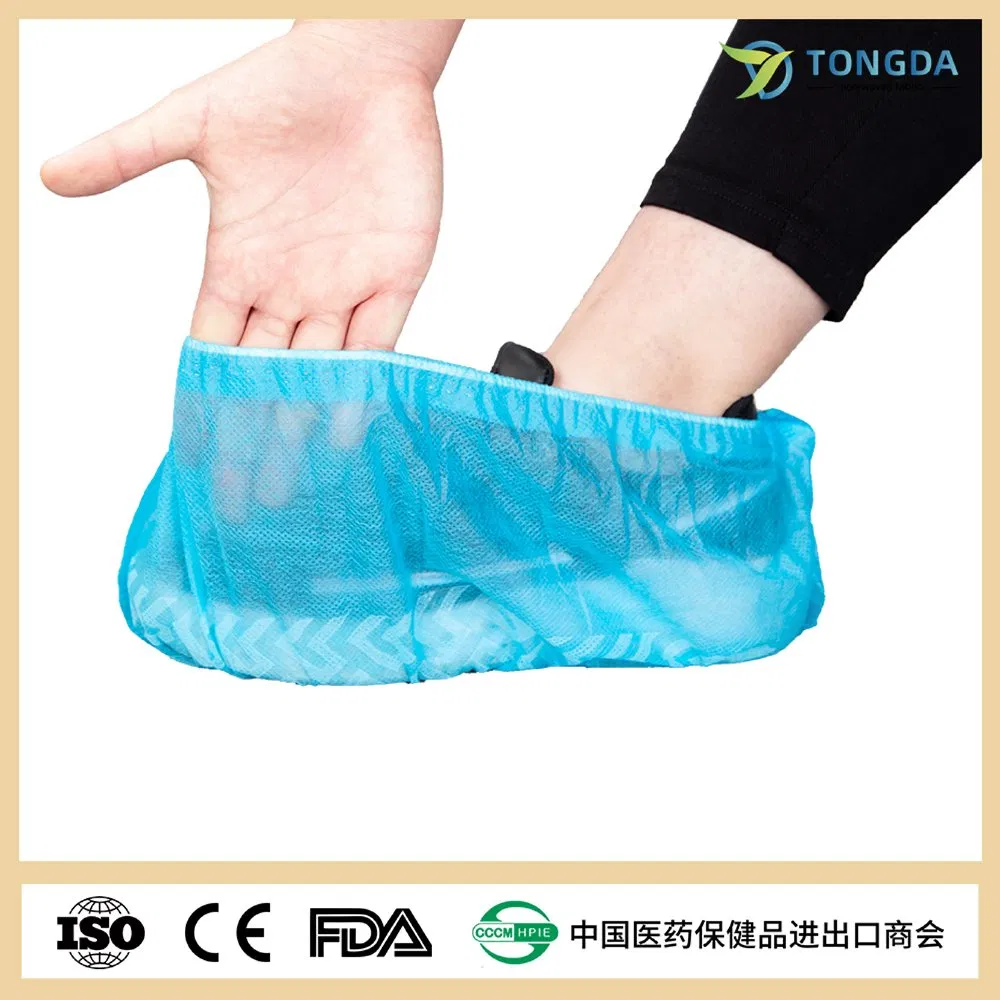 Anti Slip Protective Shoe Cover Disposable PP PE Plastic Shoe Covers