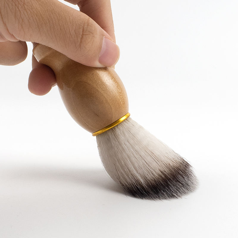 Custom Made Barber Legacy Wood Men 22mm Hair Shave Face Razor Brush Best Travel Natural Silvertip Badger Shaving Brushes for Men
