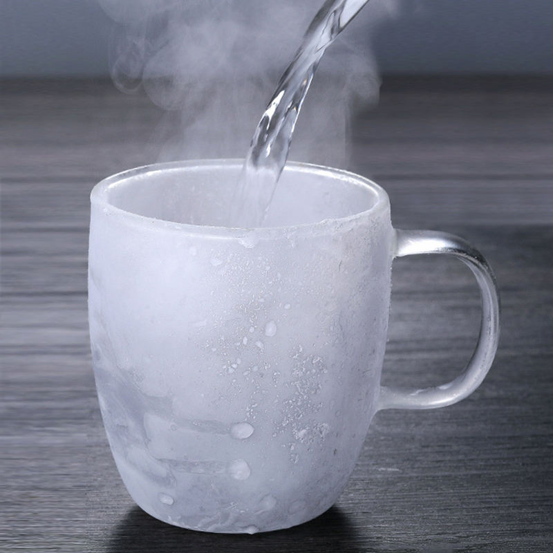 150ml Double Wall Glass Round Coffee Cup Mini Drink Mug