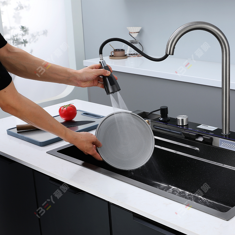 Multifunctional Kitchen Sink by Ibey with 7 Essential Features