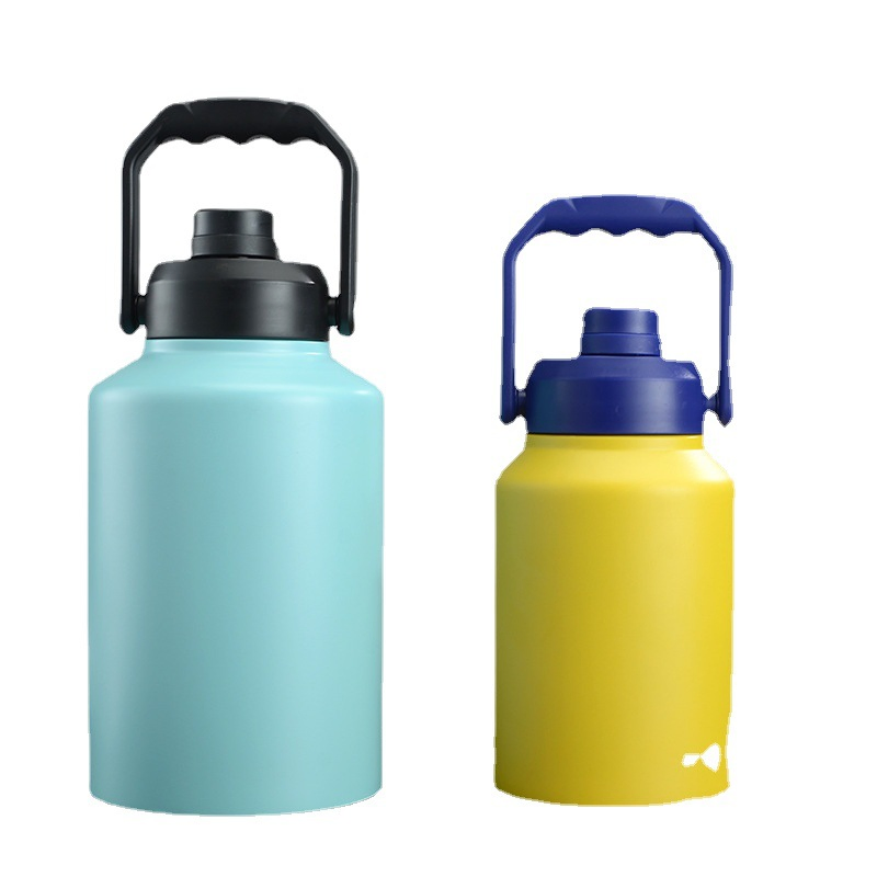 Large Capacity Outdoor Hiking Camping Water Bottle Stainless Steel Vacuum Flask Water Bottle Big