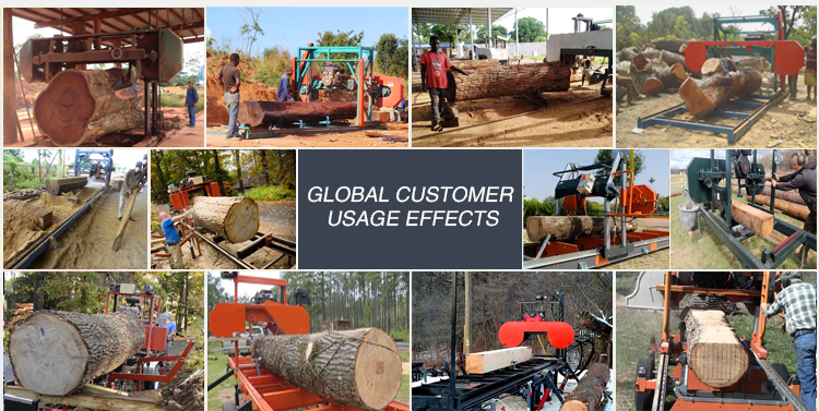 Ленточная пилорама портативная 600 мм бензиновая дизельная