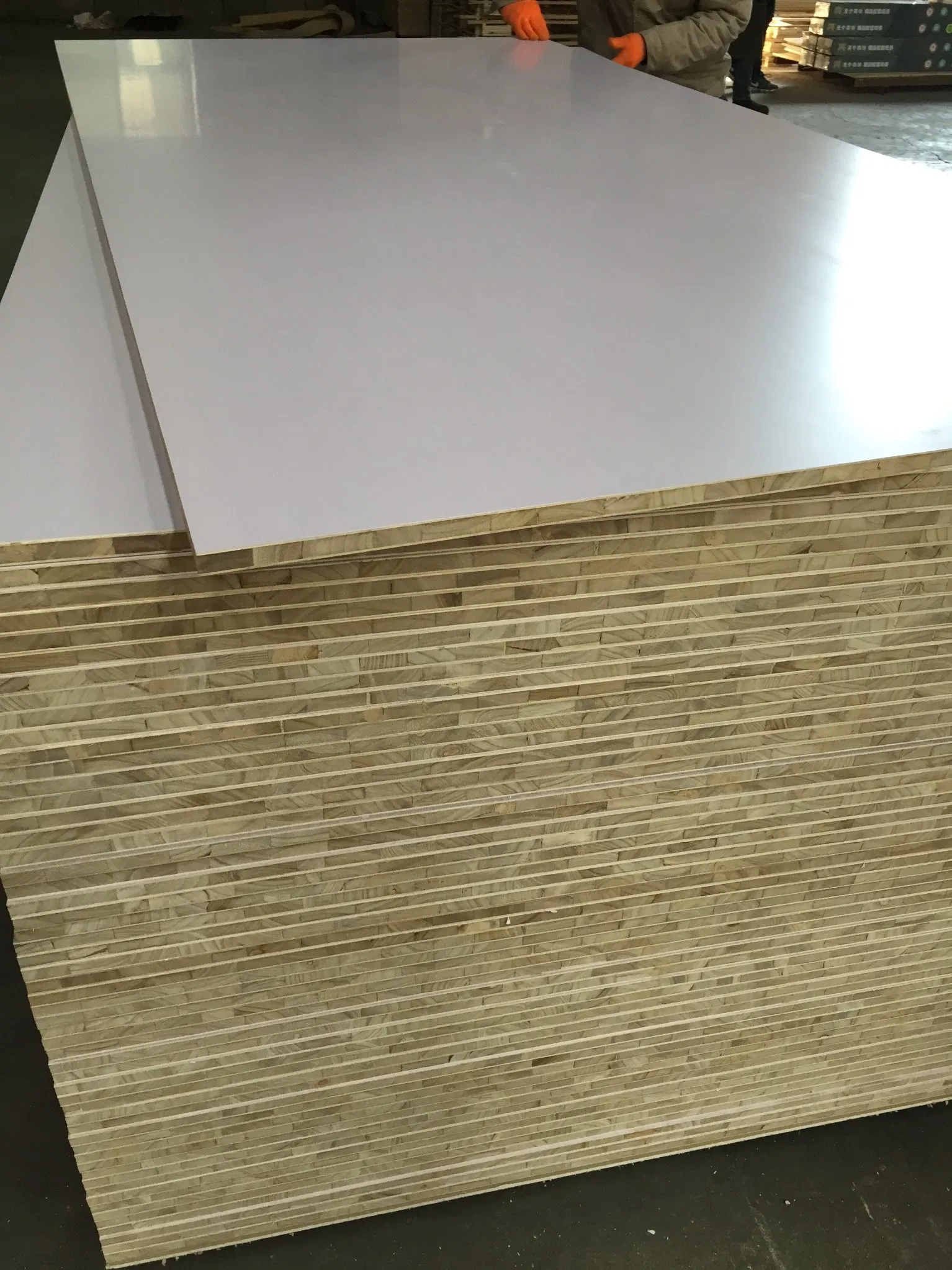 Wood Grain Melamine Block Board and Blockboard 18mm