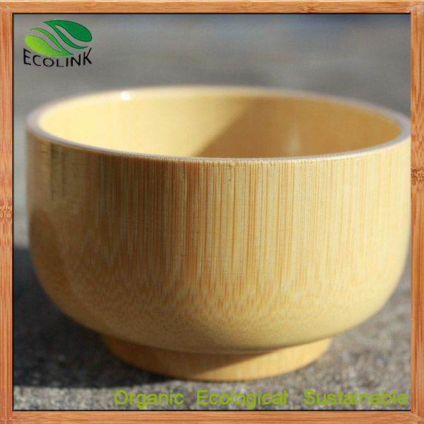 Bamboo Round Salad Bowl Children's Bowl Kids Bamboo Bowl