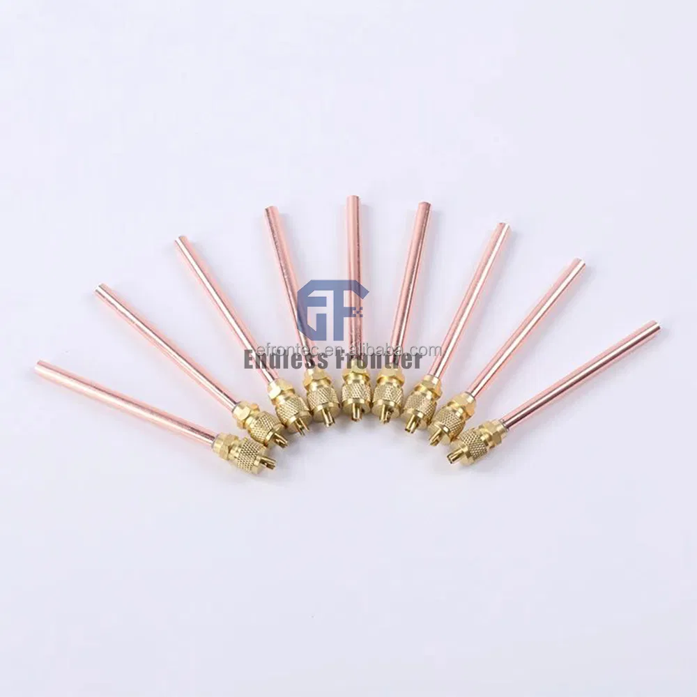 Copper Refrigeration Parts Charging Valve/Access Valve for Air Conditioner