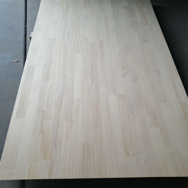 Producing Solid Wood Glue Paulownia Wood Panels Finger Joint Board