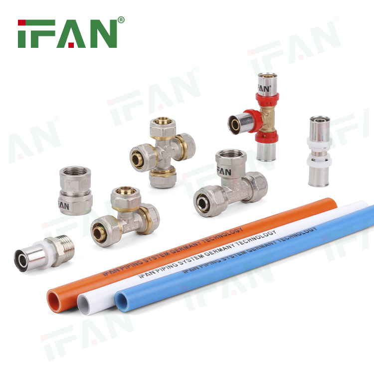 Пресс-фитинги Ifan PEX-AL-PEX для труб 16-63мм