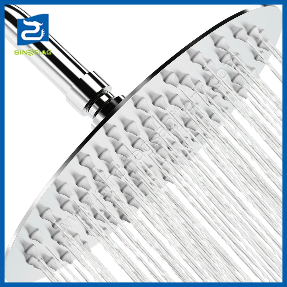 Inox Square Ultrathin Shower Head with Ss Shower Arm