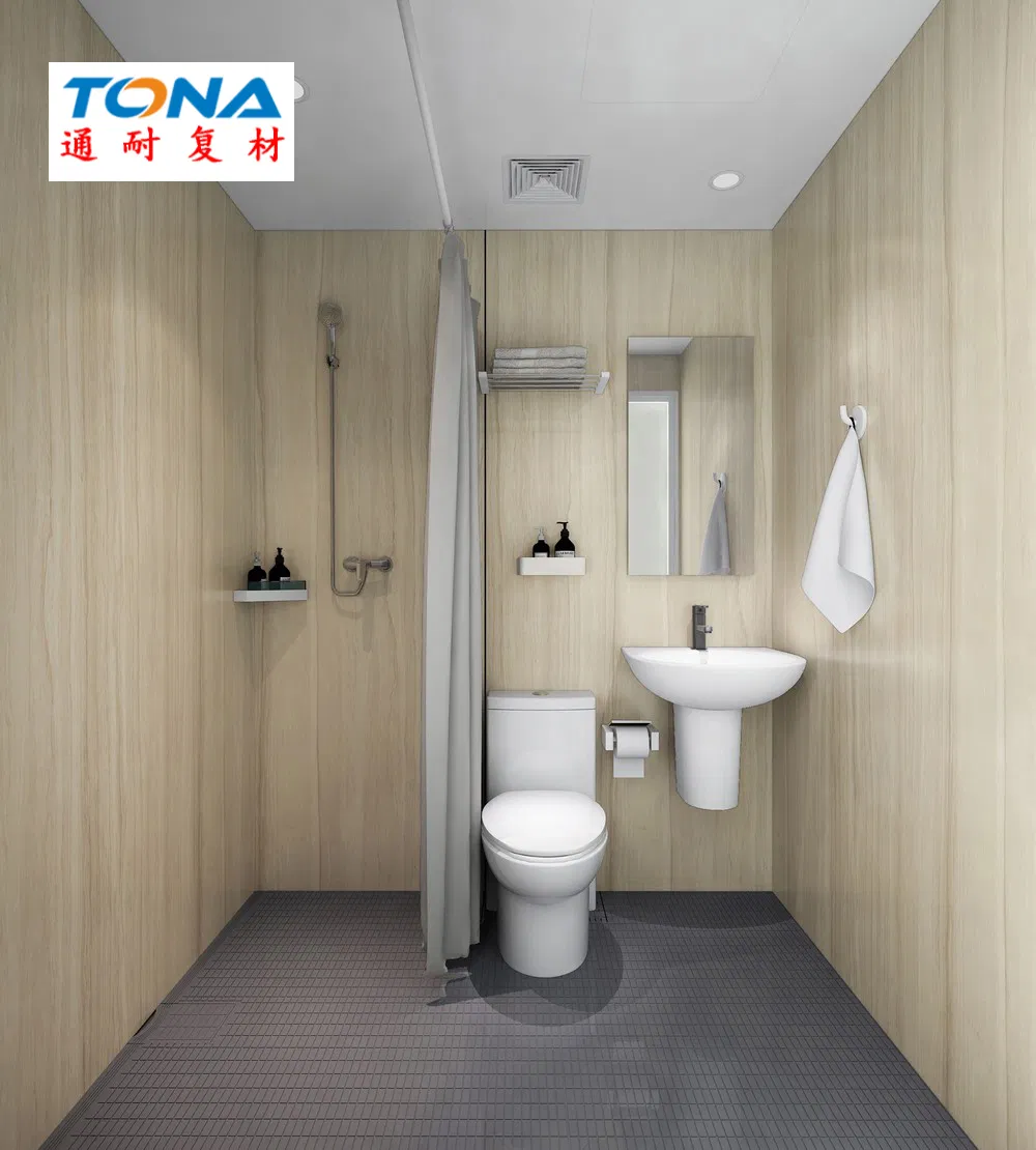 Accessories Prefabricated Furniture High Quality Efficient Drainage Factory Cost SMC Bathroom
