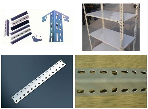 Wholesale Stainless Steel Angled Slotted Coated Perforated Iron Unequal Edge Iron Shelving Brackets Metal Shelf Bracket