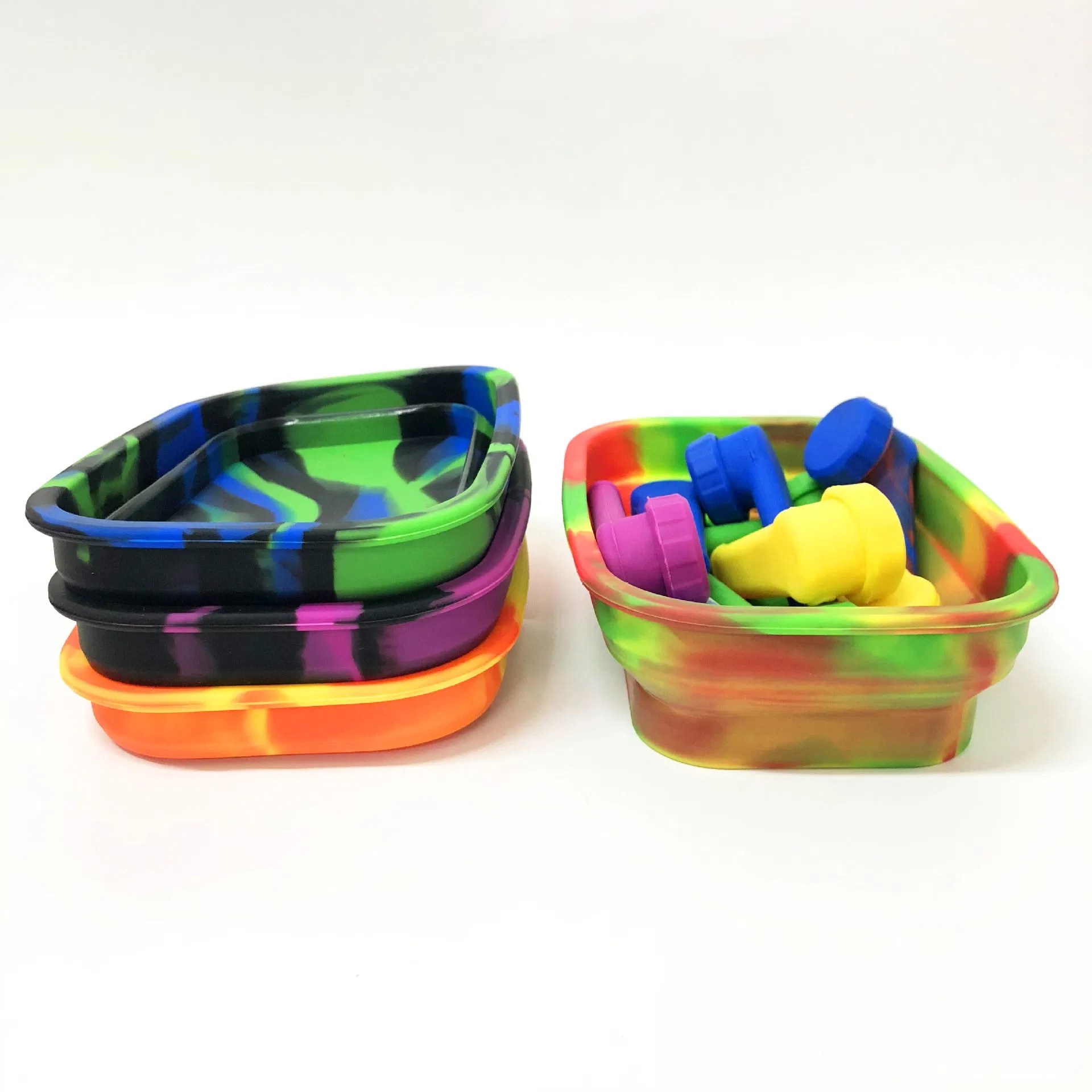 Premium Folding Function Tobacco Storage Tray with Heat Resistant Silicone Material for Easy to Carry