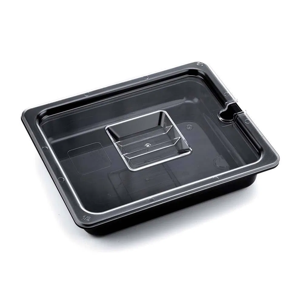 Black Stackable PC Gastronorm Container Gn Pan