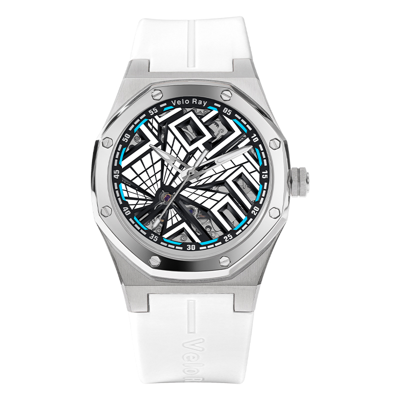 Men's Trendy Luminous Automatic Mechanical Watch - Ultra-Bright Illumination, Long-Lasting Reliability