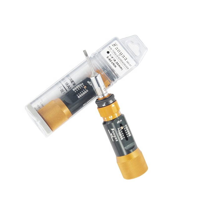 Fanyaa 60 Cnm Mini Adjustable Torque Screwdriver 1/4lnch 6.35mm Hex Drive