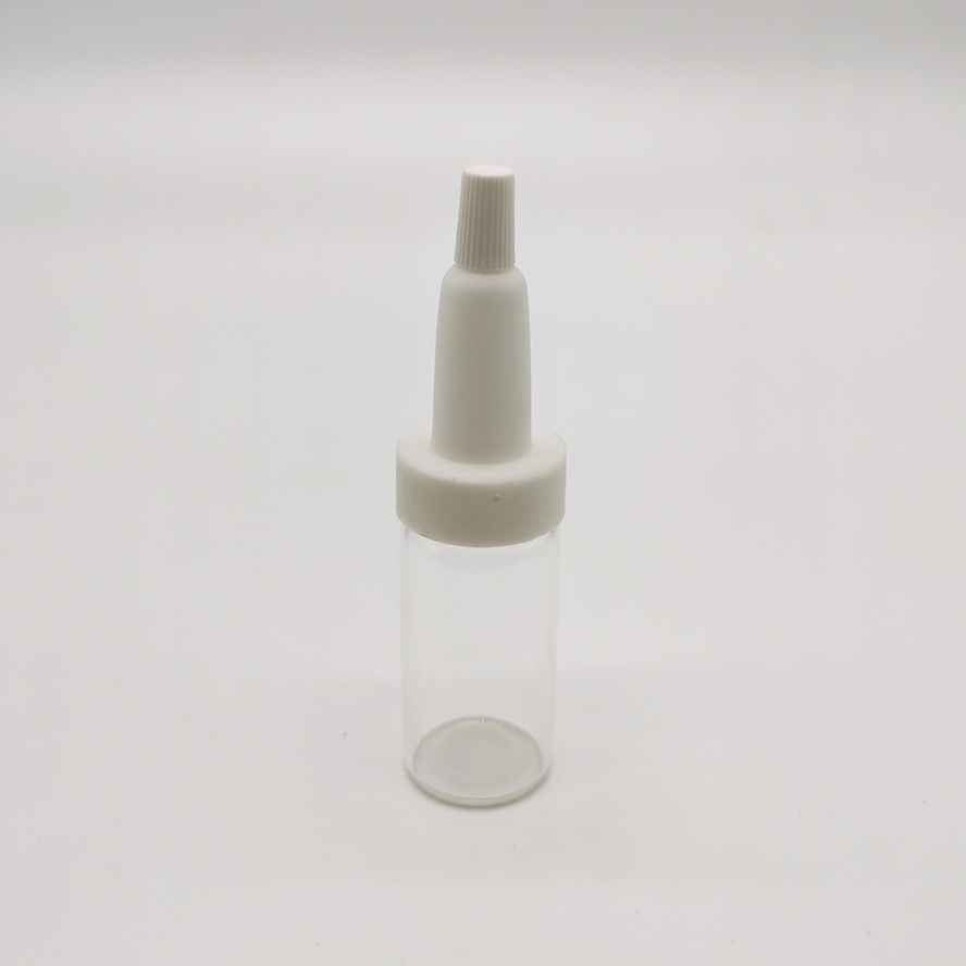 Clear Essential Oil Perfume Glass Dropper Bottle with Silicone Cover