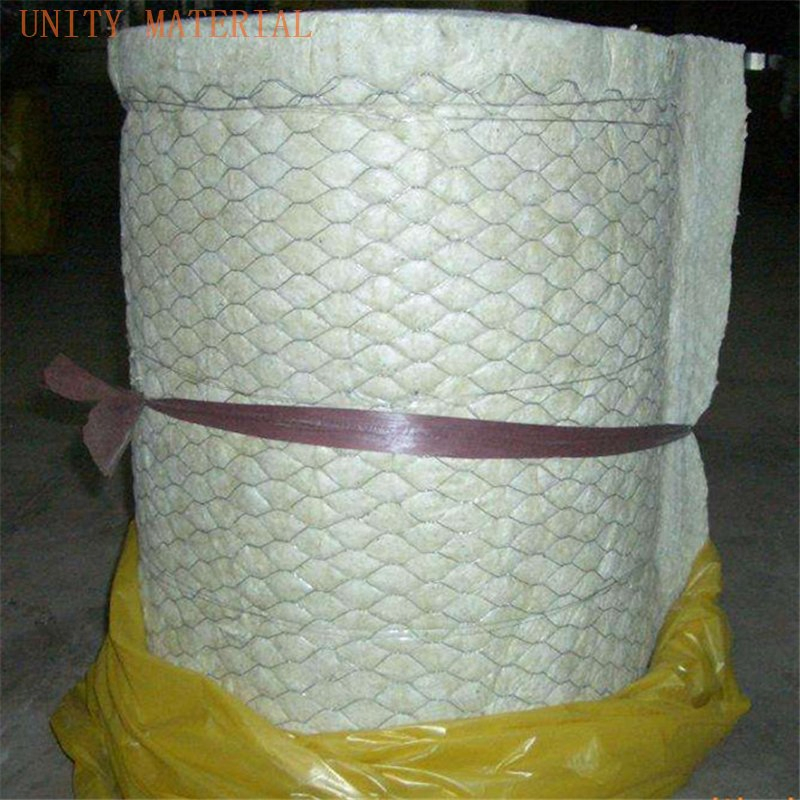 No Asbestos 100-500c Temp Thermal Insulation, Fireproof, Waterproof Sound Insulation Basalt Rock Wool Roll