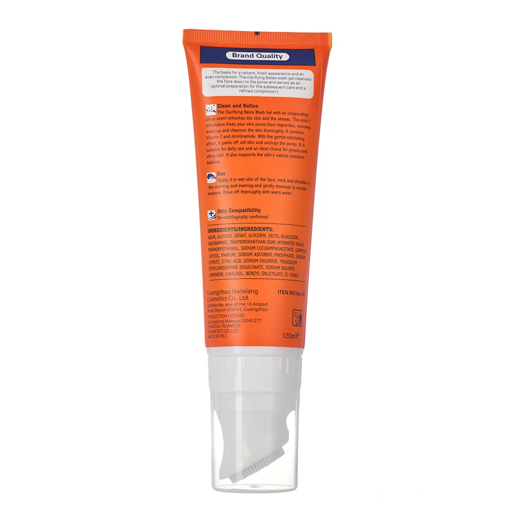 Balry Gentle Vitamin C Face Wash Deep Cleansing Facial Cleanser Brush