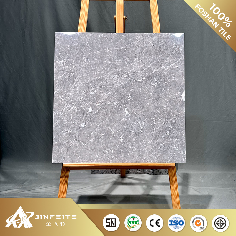 Grey Marble Design Porcelain Tiles 600X600mm on Promotion Cheap Price Flooring Ceramic