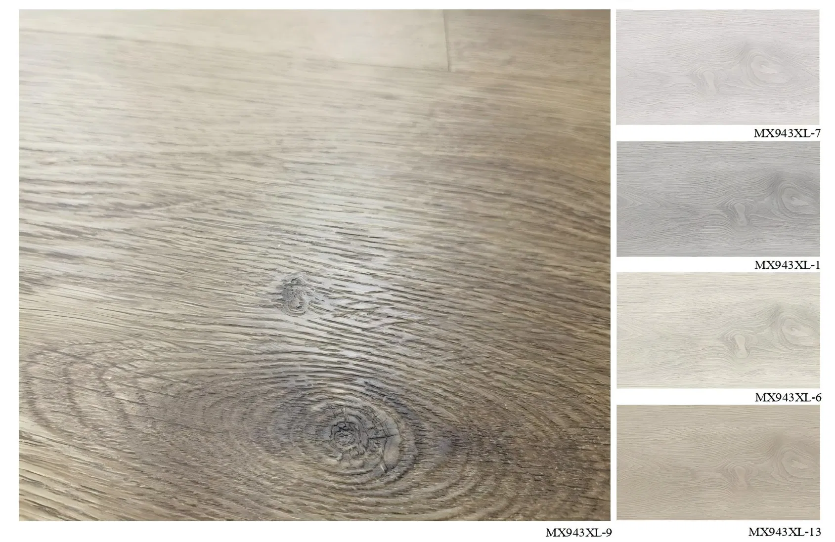 Engraved Interior Waterproof Seamless Click System Spc Flooring