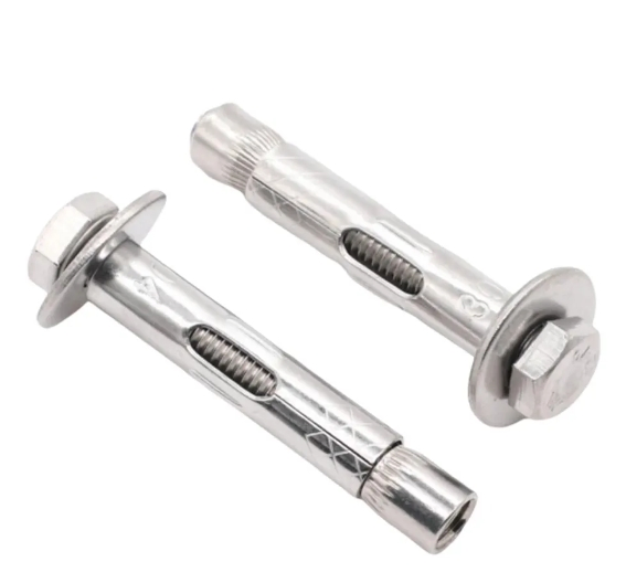 Анкерный болт с шестигранной головкой и втулкой, оцинкованный